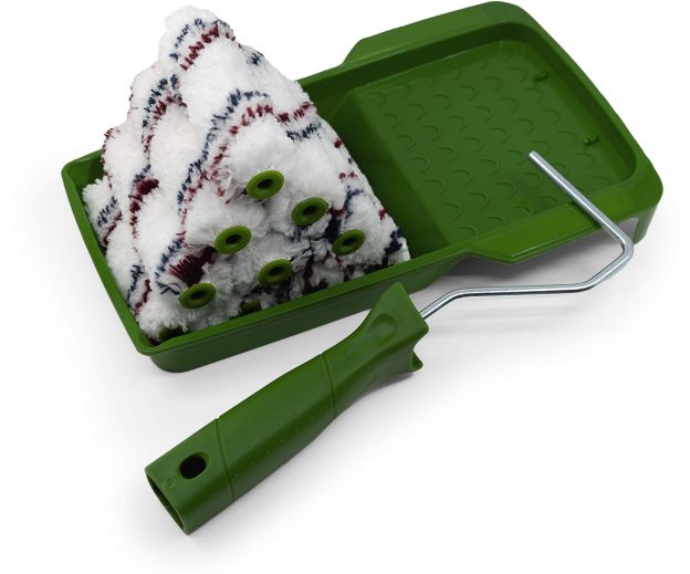 Lasurroller-Set 12tlg., gr&uuml;n - Bild 1