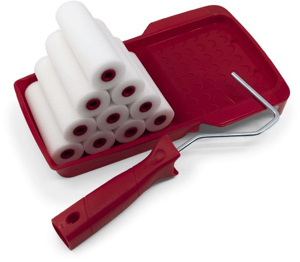 Lackierroller-Set 12tlg., rot - Bild 1