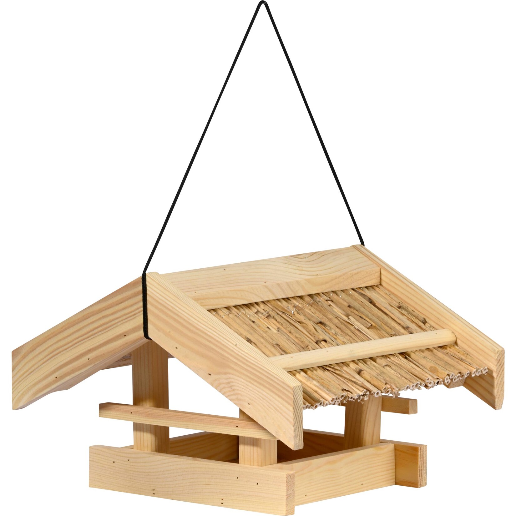 dobar Vogelfutterhaus "Torshavn" mit Schilfdach, hängend