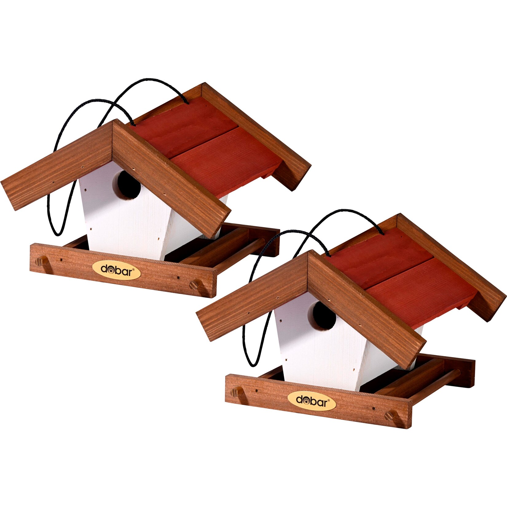 dobar Vogelhaus "Herbstfrüchte", hängend 2er Set
