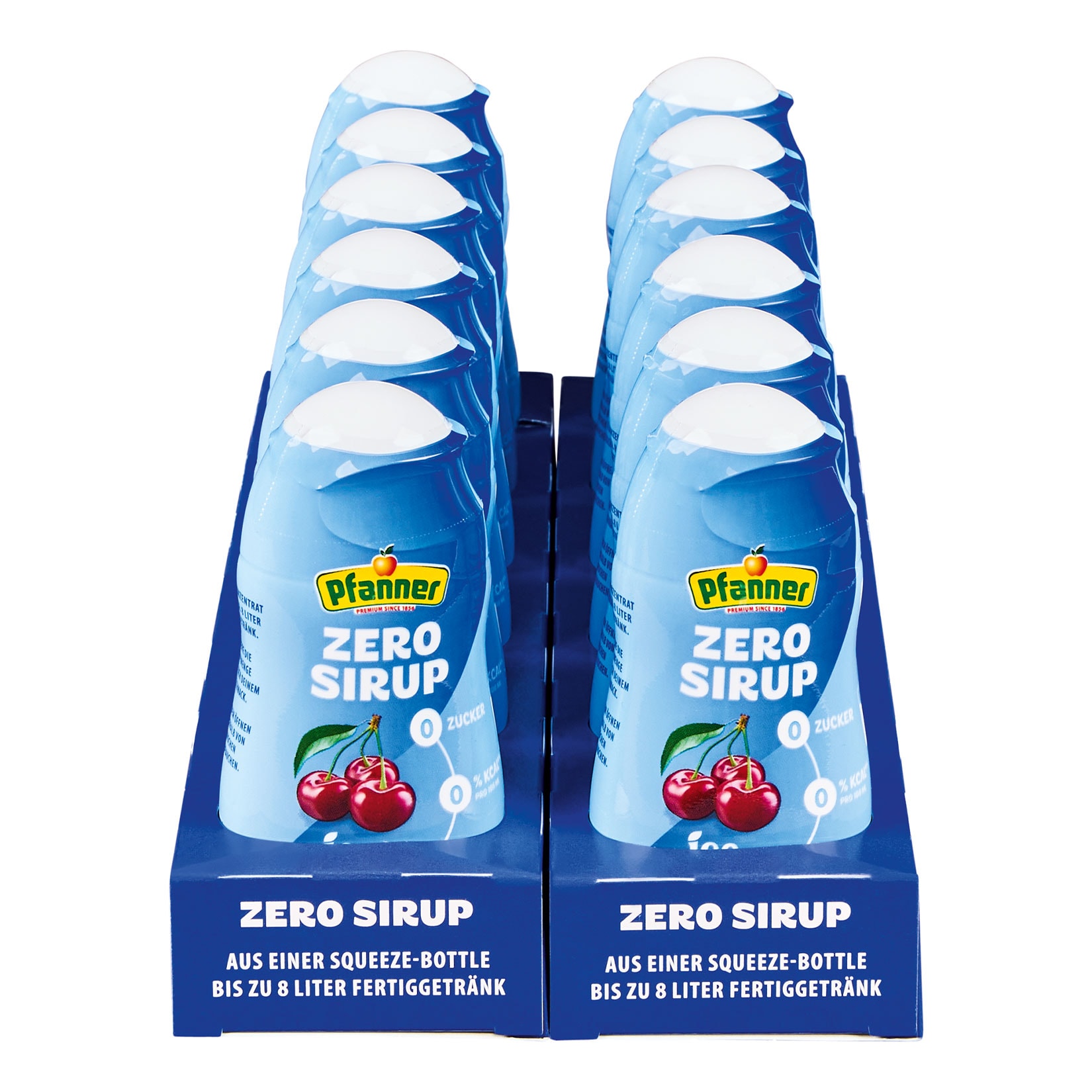 Pfanner Eistee Zero Sirup Wildkirsche 57 ml, 12er Pack - Bild 1