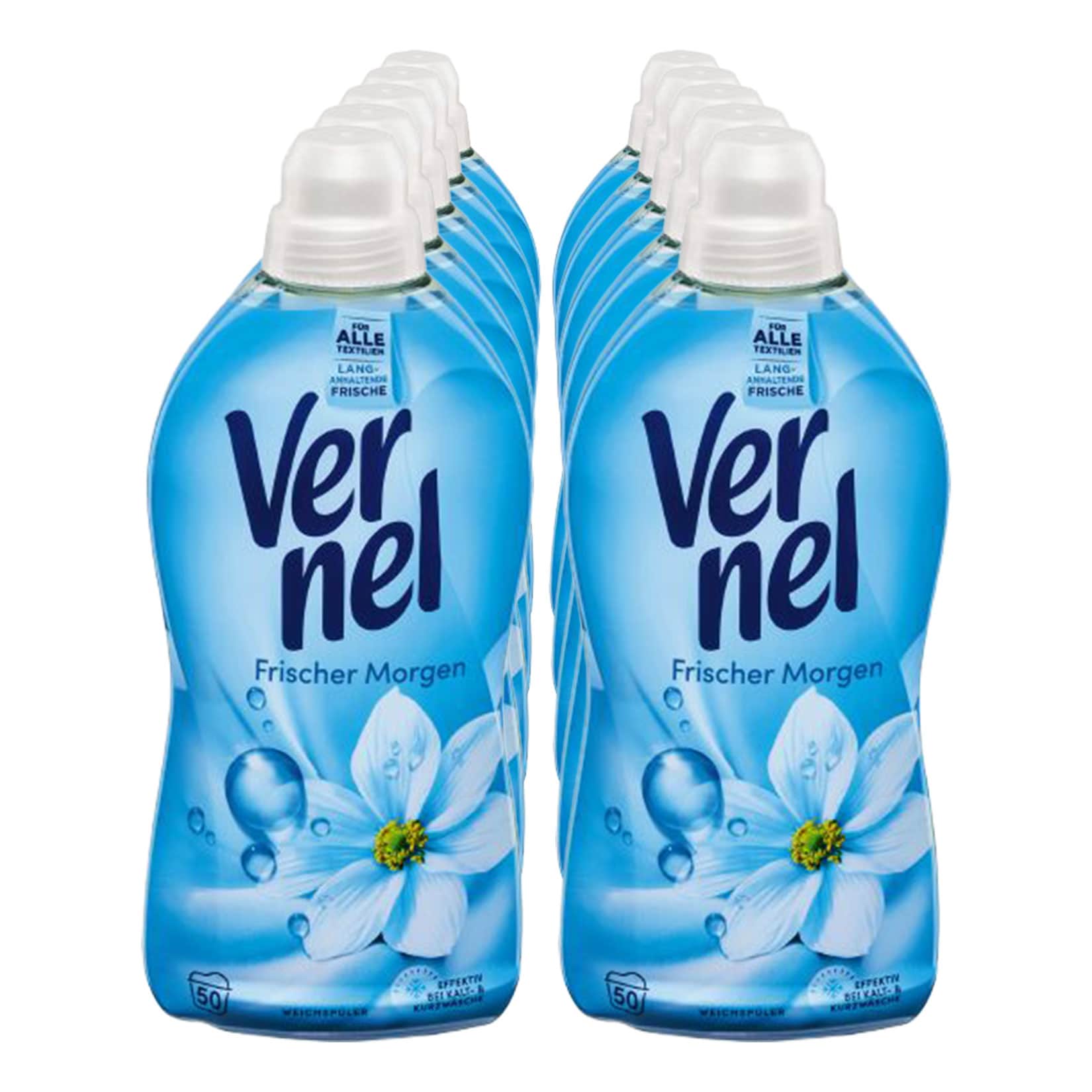 Vernel Weichsp&uuml;ler Frischer Morgen 50 WL, 1,1 Liter, 10er Pack - Bild 1