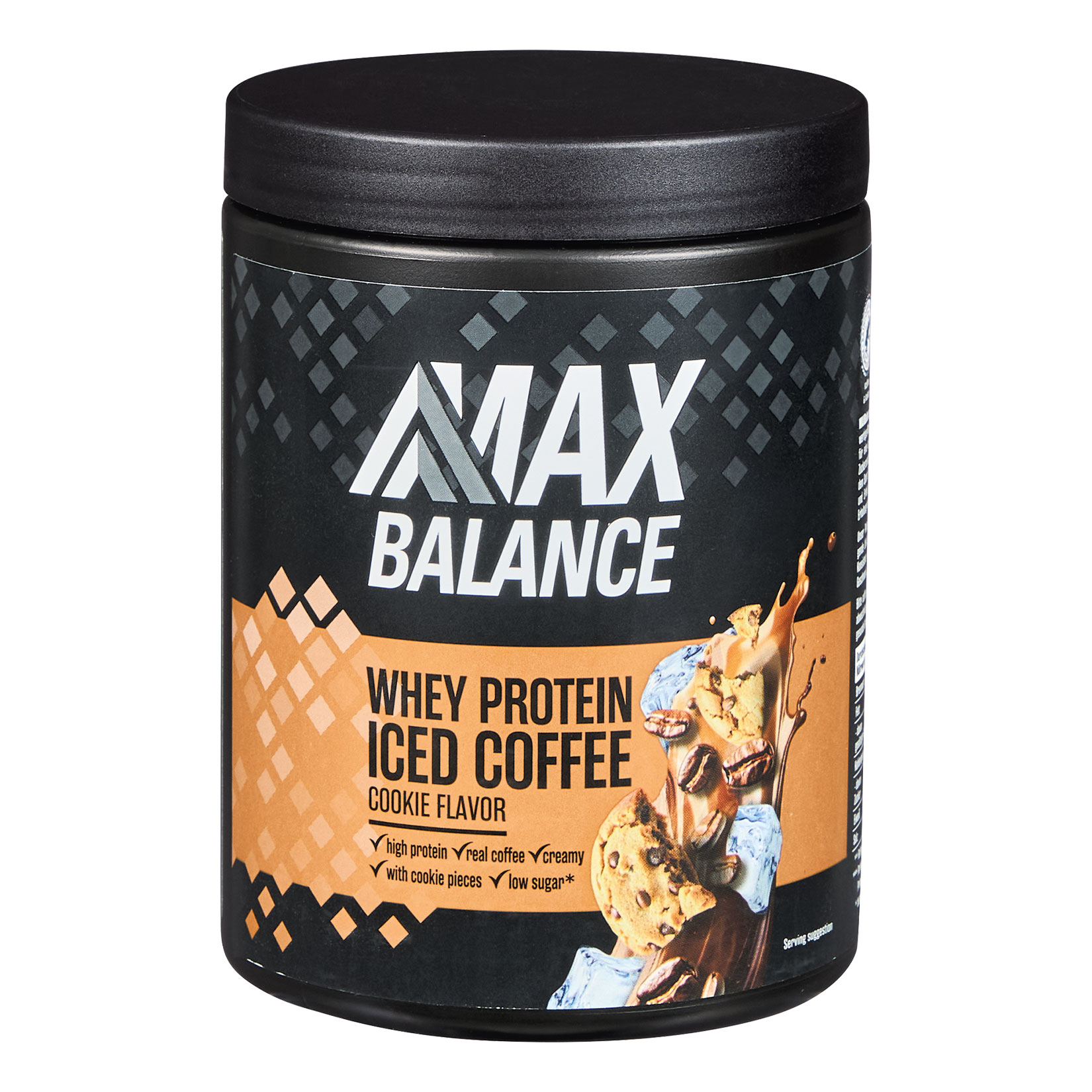 Max Balance Protein Iced Coffee Dark Cookie Crumble 300 g - Bild 1