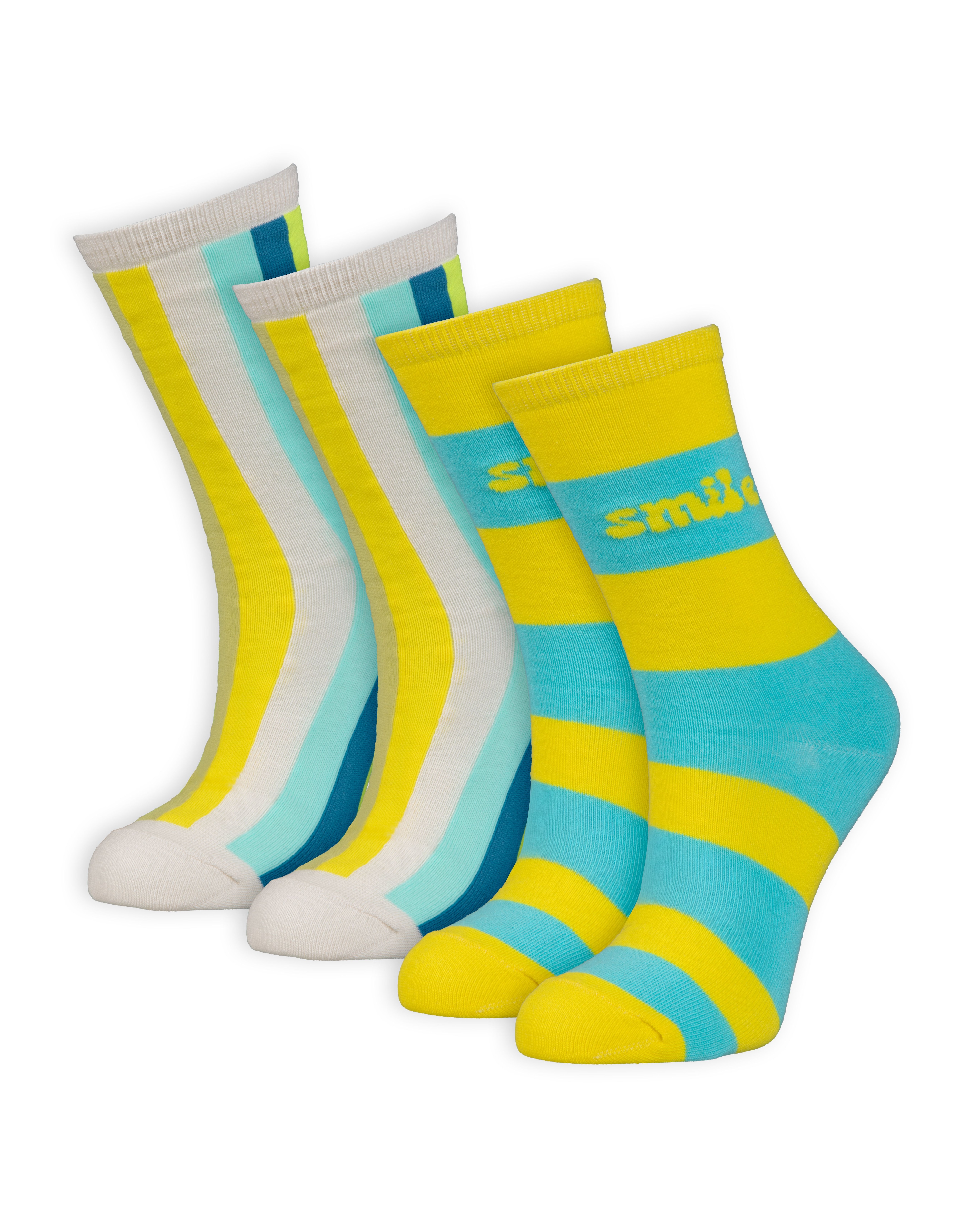 Spirit of Colours bunte Socken 2er Smile Gr. 35/38 - Bild 1