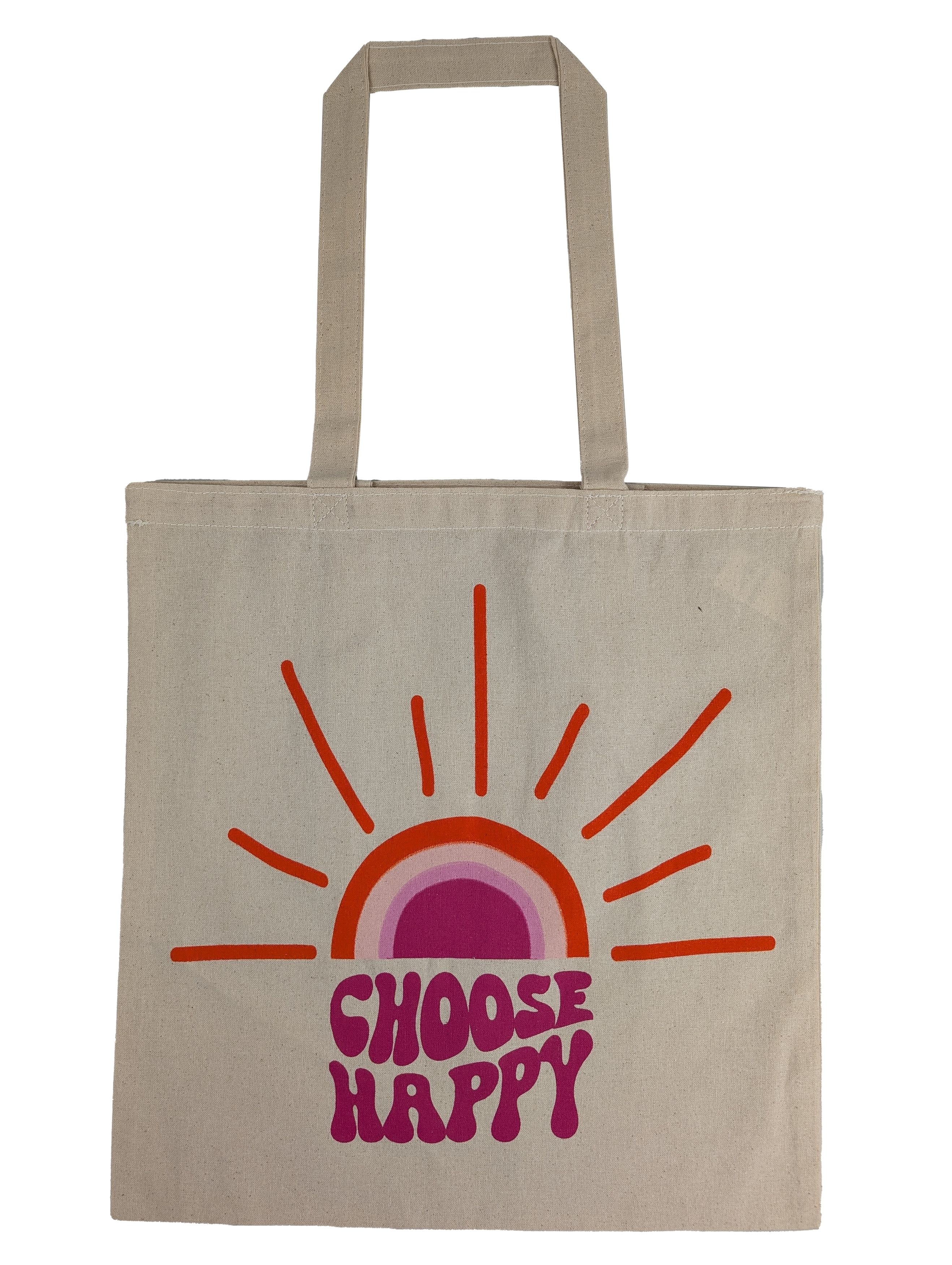 Spirit of Colours Baumwollbeutel Choose Happy - Bild 1