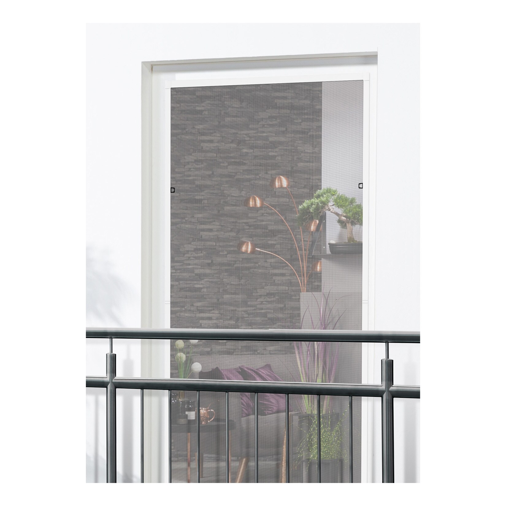 Fensterbausatz "COMPACT XL" 130x220 cm in Weiß