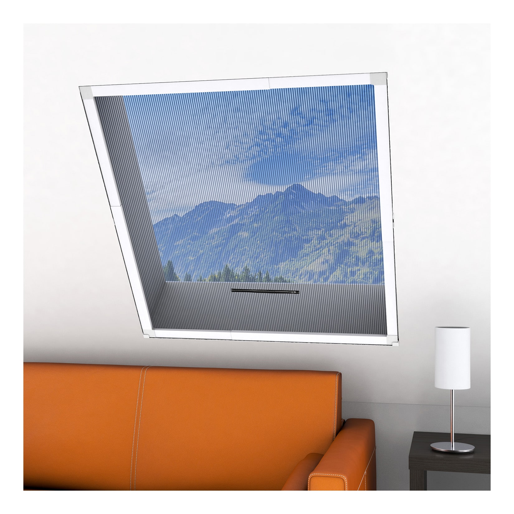 Teleskop-Dachfenster "FAST", 110x160 cm, Wei&szlig; - Bild 1