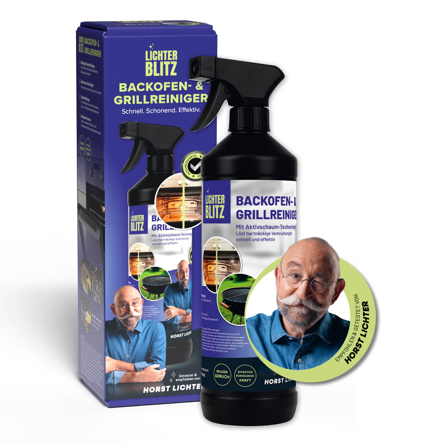 Lichterblitz Backofen- & Grillreiniger 750ml - Bild 1
