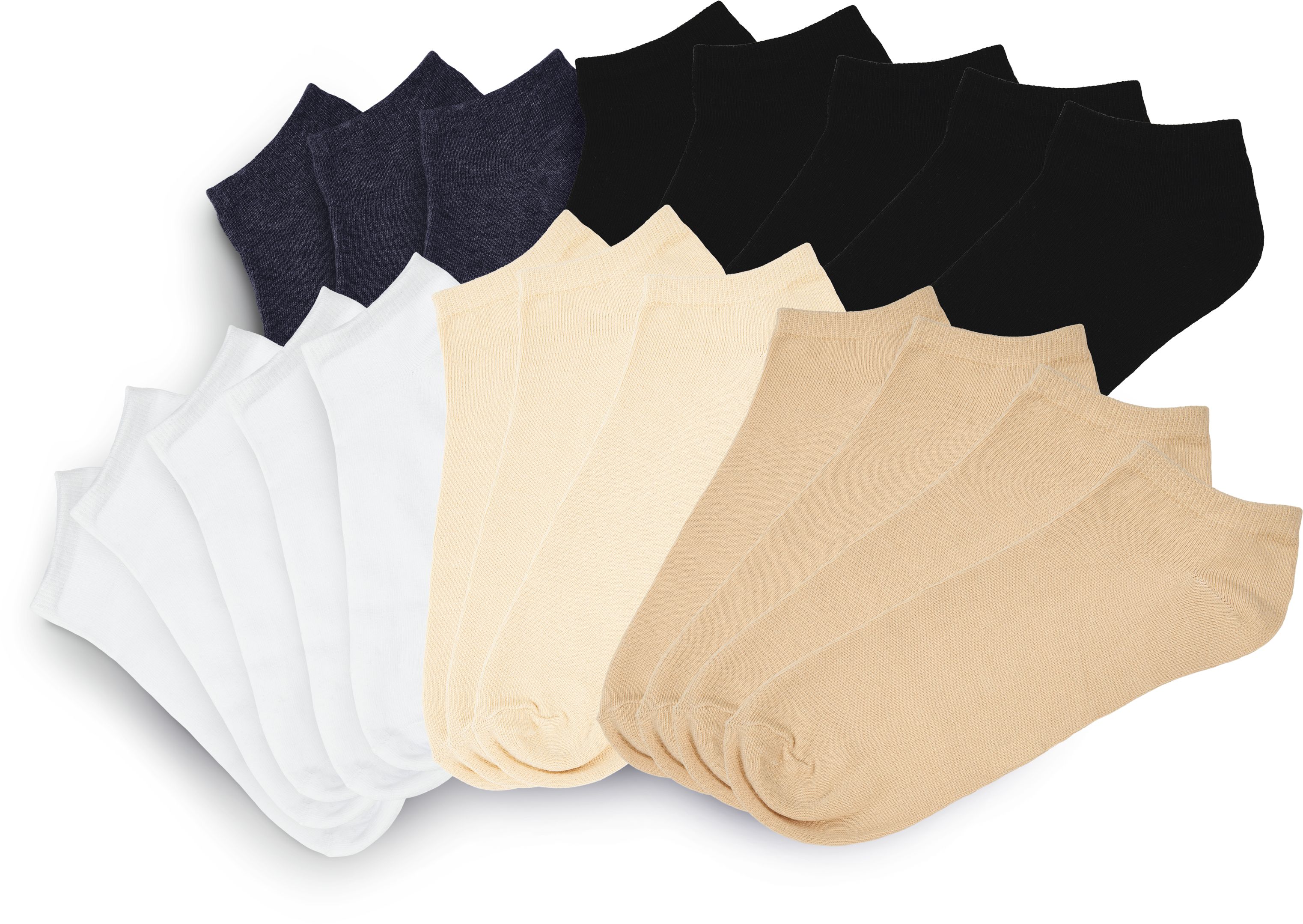 SoC Sneakersocken 20er pack - White, Black, Blue,Tofy, Sandshell 39-42 - Bild 1