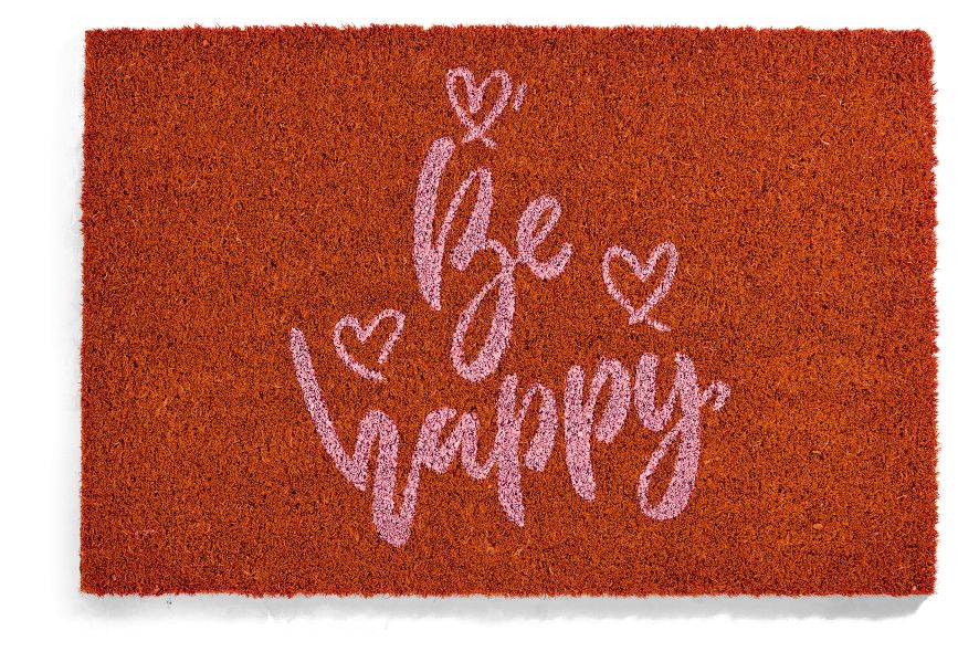 Dekor Kokosmatte - be Happy - Bild 1