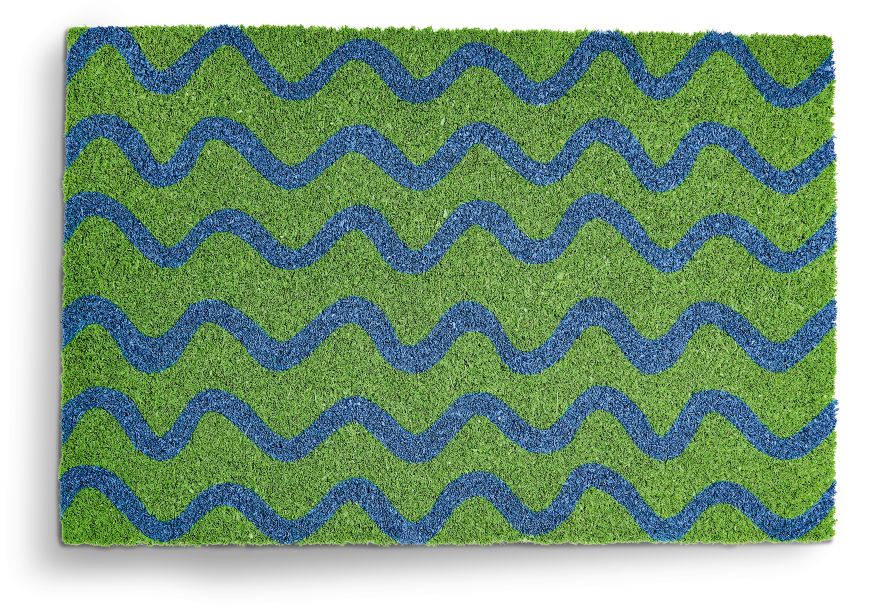 Dekor Kokosmatte - Welle - Bild 1