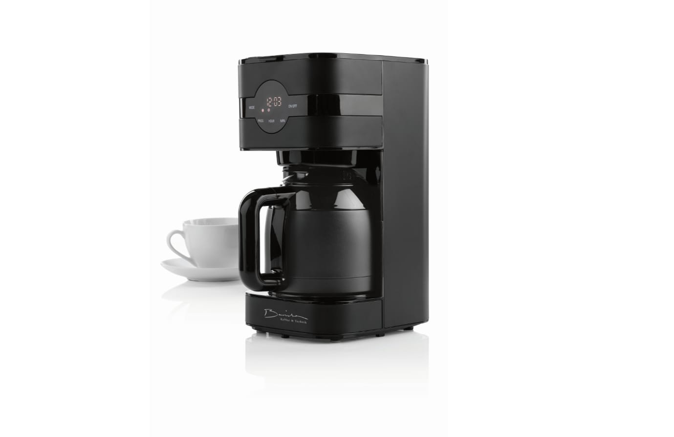 Barista Kaffeemaschine LED-Display 900W schwarz - Bild 1