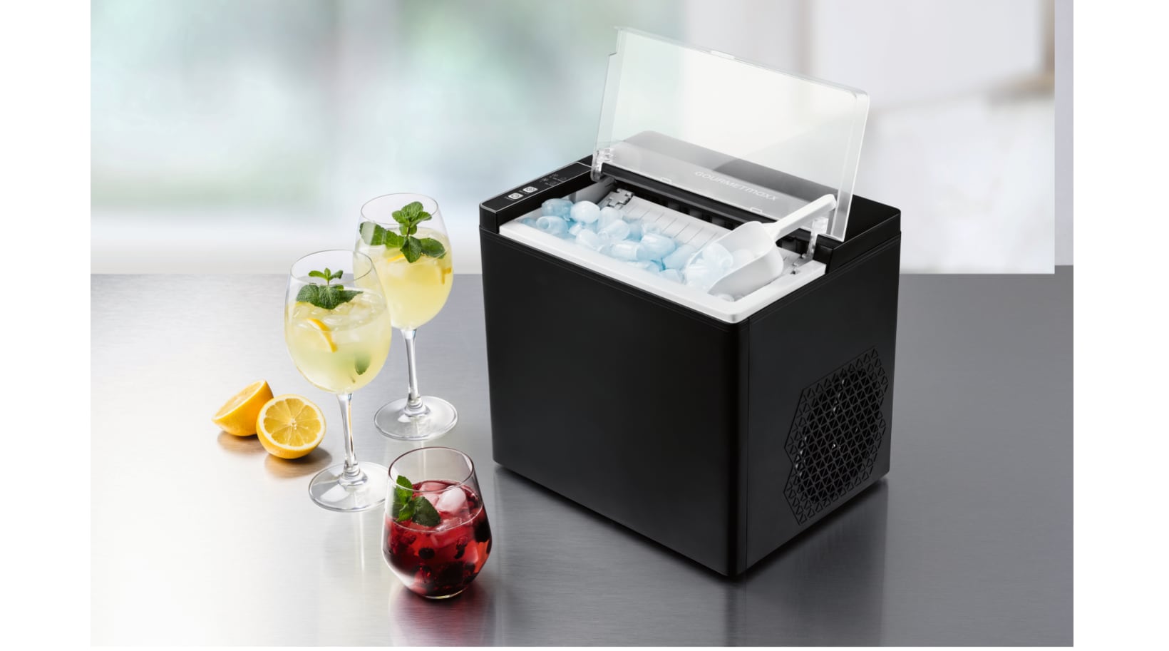GOURMETmaxx Eisw&uuml;rfelbereiter 150W schwarz - Bild 1