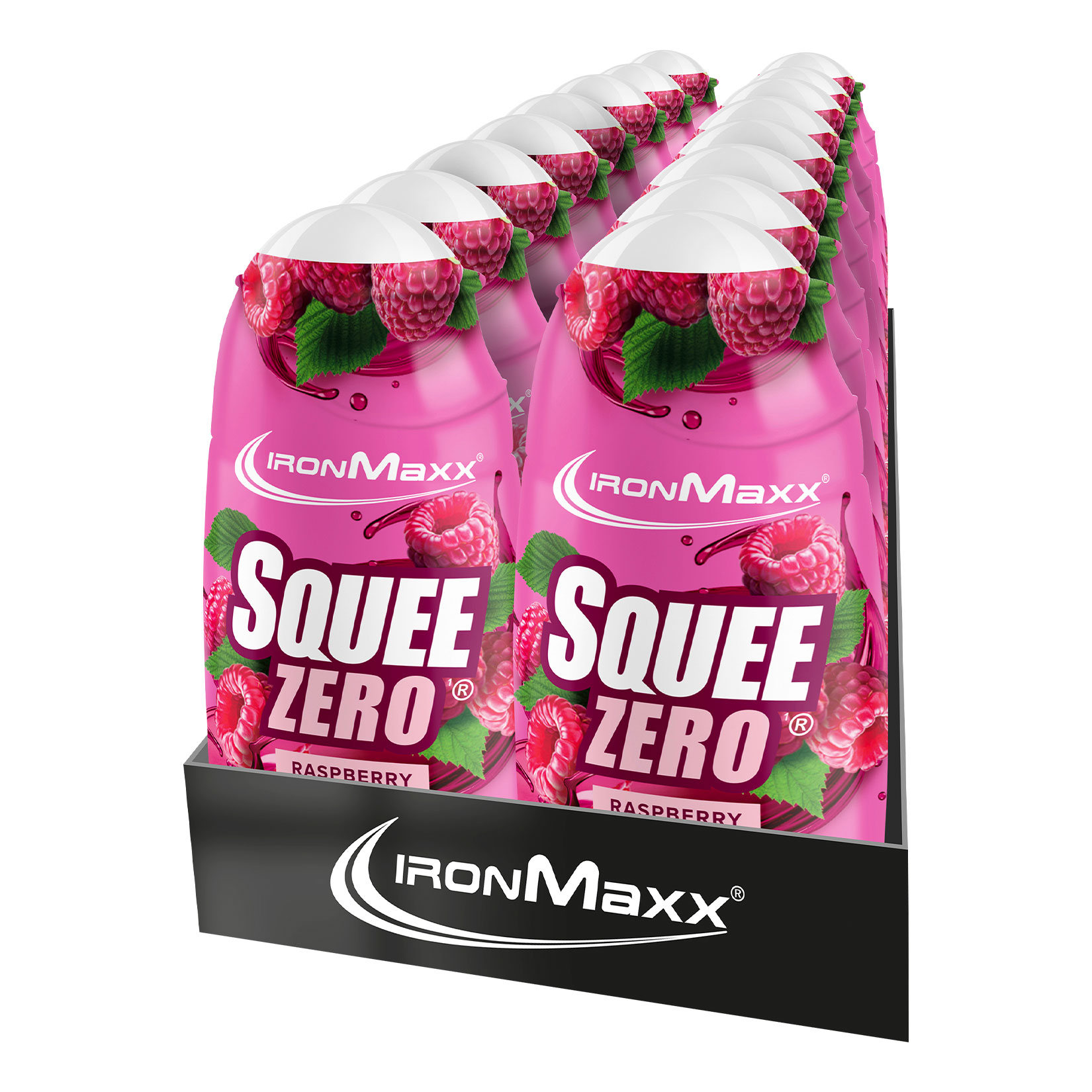 IronMaxx Squee Zero Raspberry Flavour 65 ml, 16er Pack - Bild 1