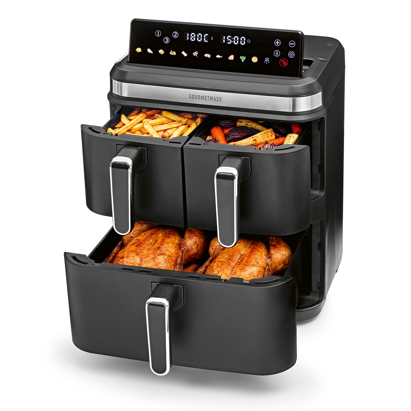 GOURMETmaxx Hei&szlig;luft-Fritteuse 3000W - Bild 1