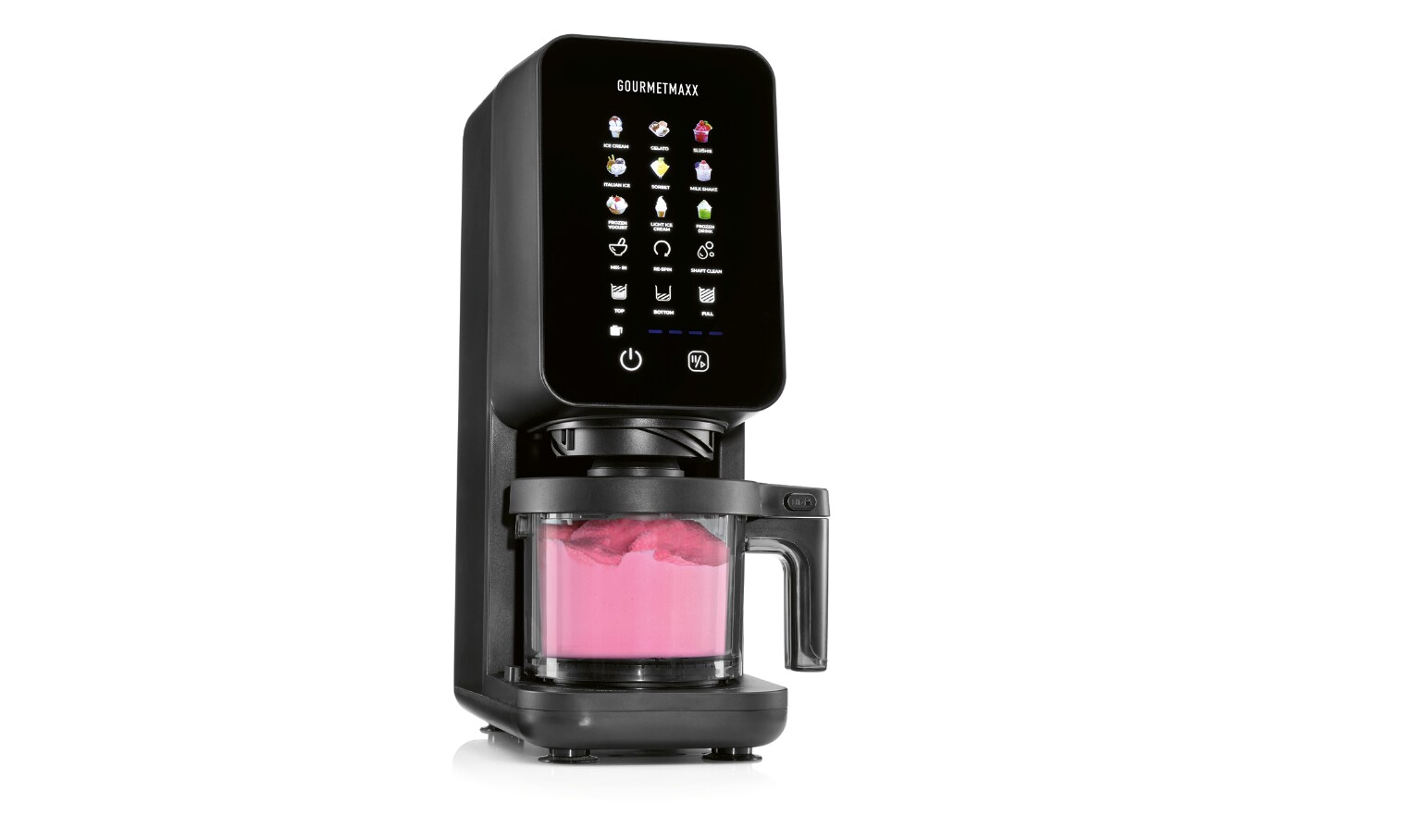 GOURMETmaxx Eismaschine 700W schwarz 2x 430ml