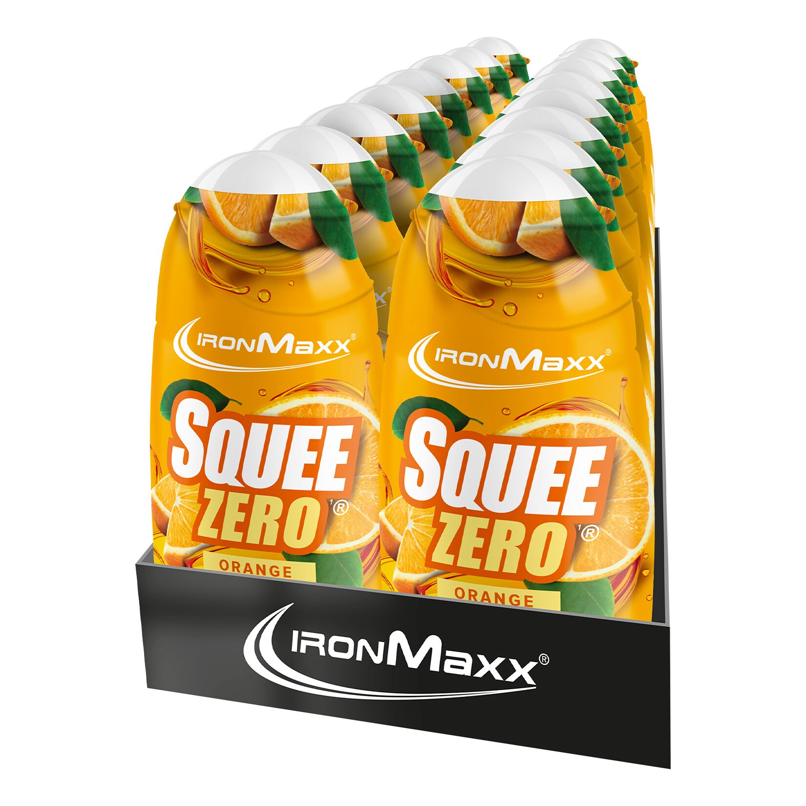 IronMaxx Squee Zero Orange Flavour 65 ml, 16er Pack - Bild 1