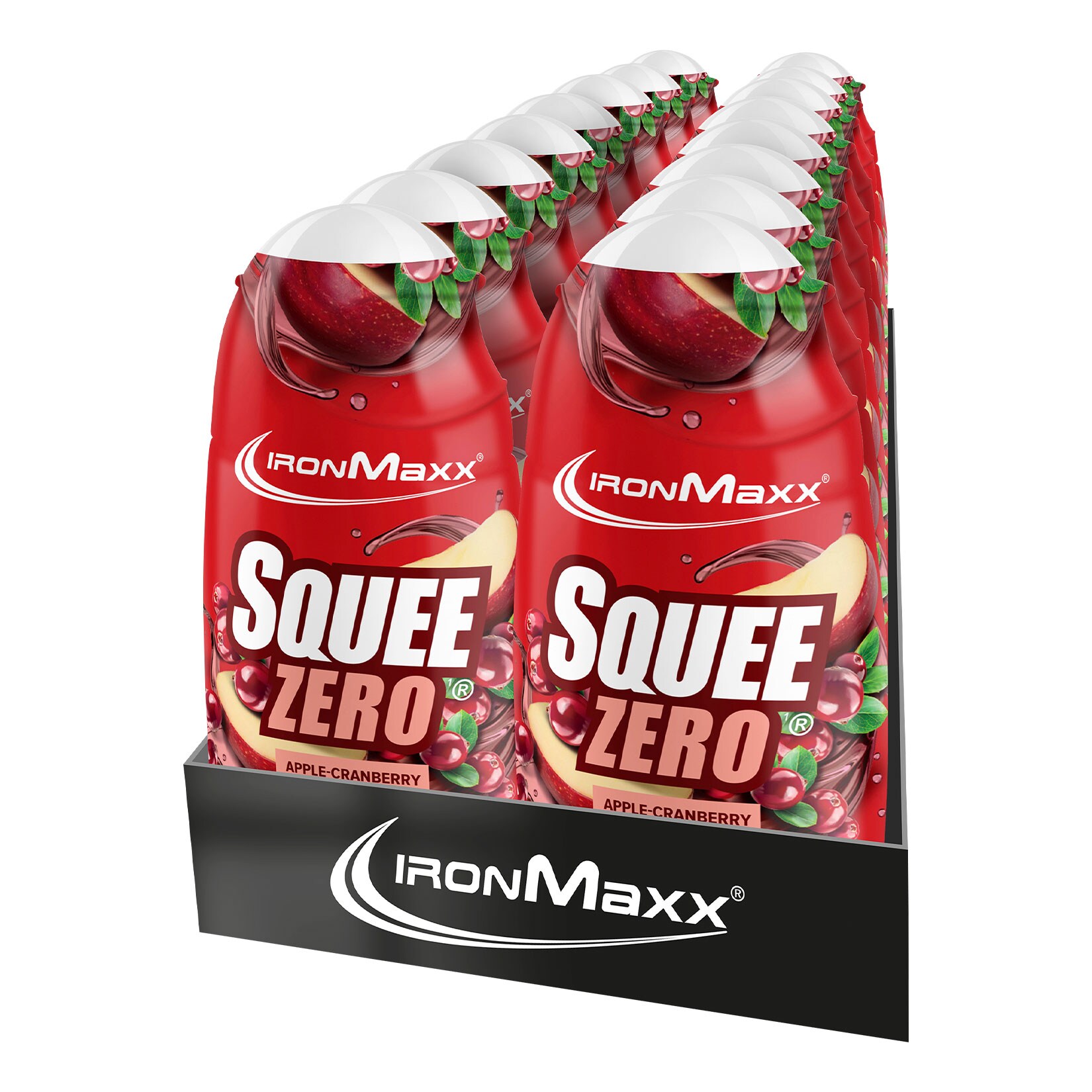 IronMaxx Squee Zero Apple Cranberry Flavour 65 ml, 16er Pack - Bild 1