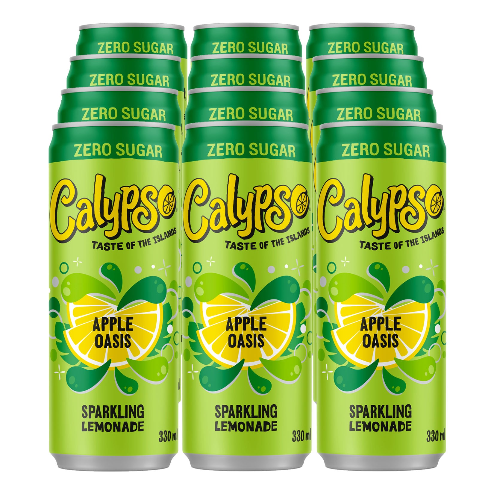 Calypso Apple Oasis Zero 0,33 Liter Dose, 12er Pack - Bild 1