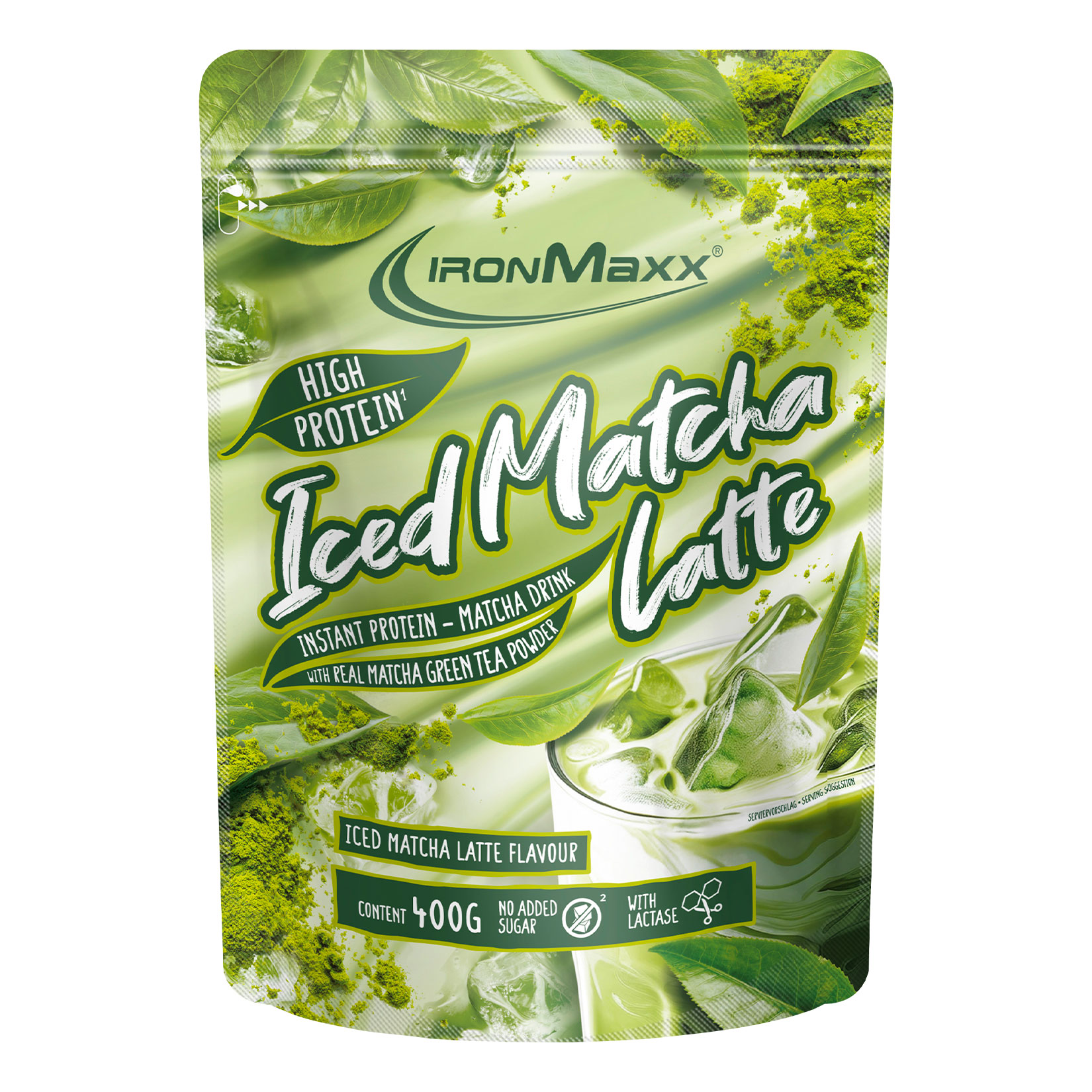 IronMaxx Iced Matcha Latte 400 g - Bild 1