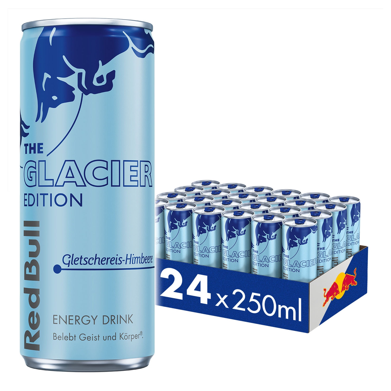 Red Bull Energy Drink Gletschereis Edition 0,25 Liter Dose, 24er Pack - Bild 1