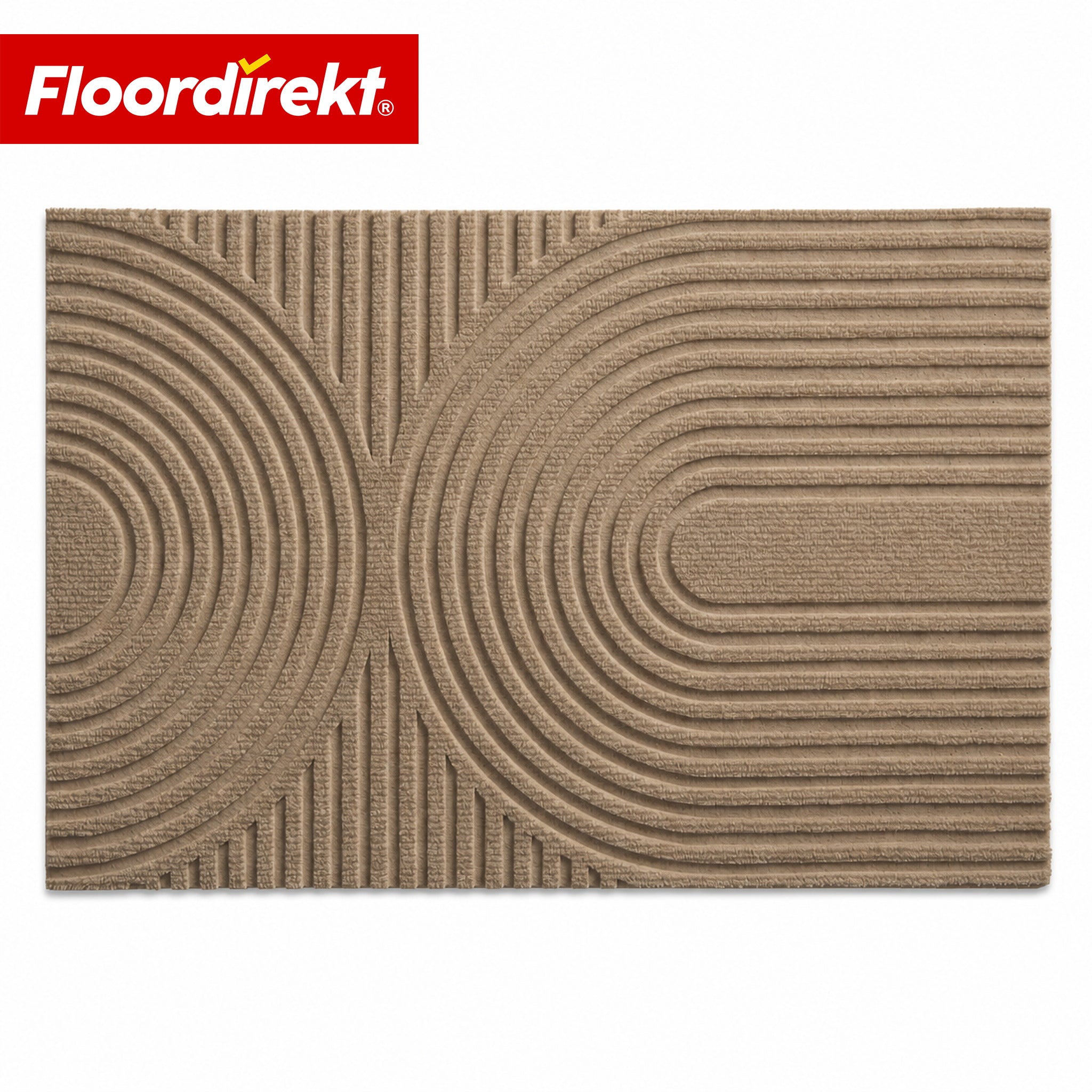 Floordirekt Schmutzfangmatte | Circa | Beige Wellen - Bild 1