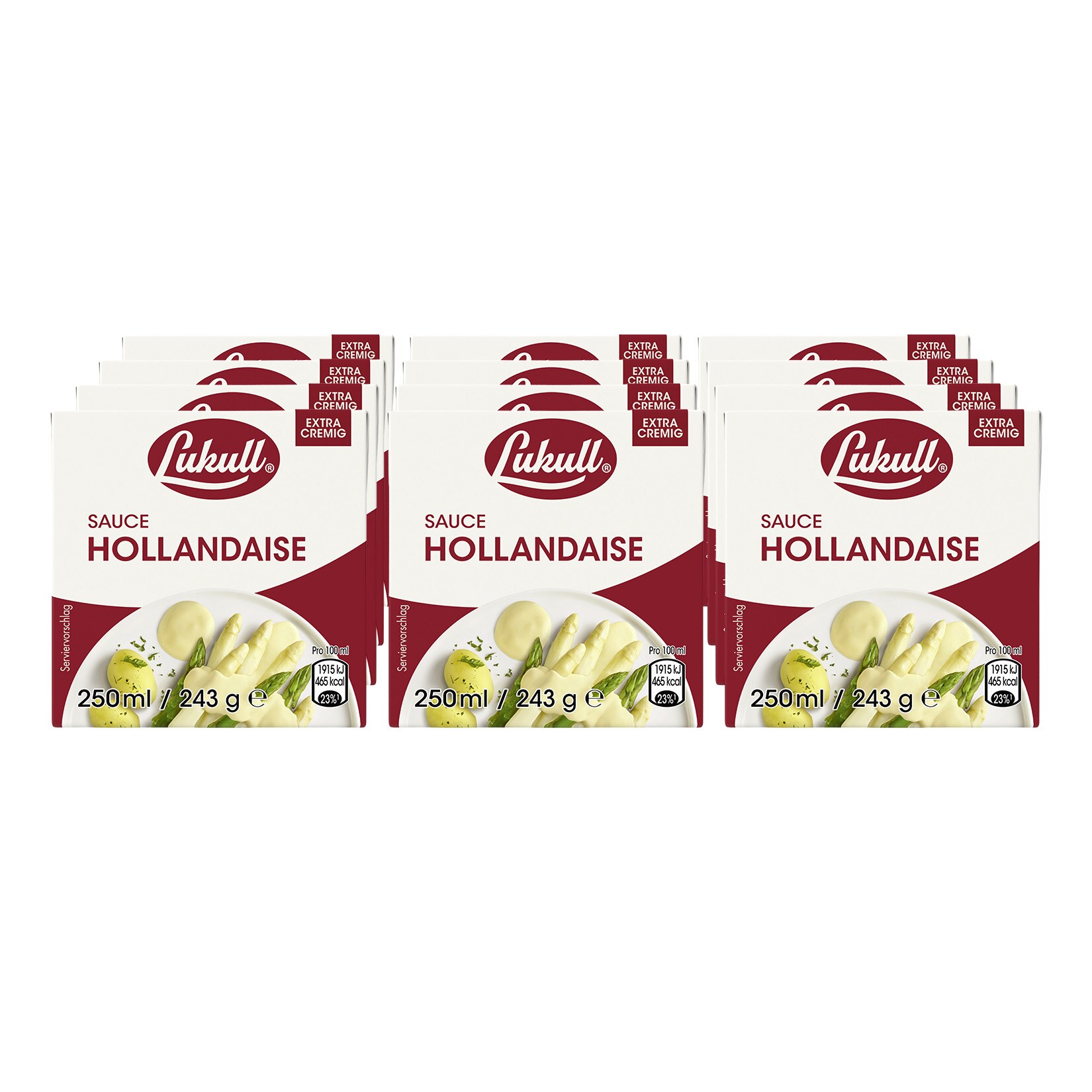 Lukull Servierfertige Sauce Hollandaise 250 ml, 12er Pack - Bild 1