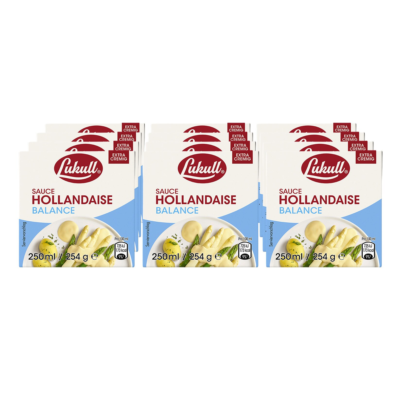 Lukull Servierfertige Sauce Hollandaise Balance 250 ml, 12er Pack - Bild 1