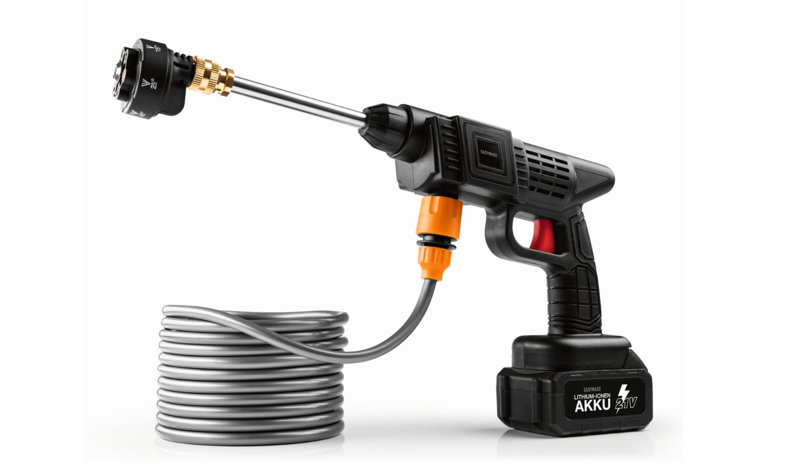 EASYmaxx Akku-Hochdruckreiniger 21V schwarz - Bild 1