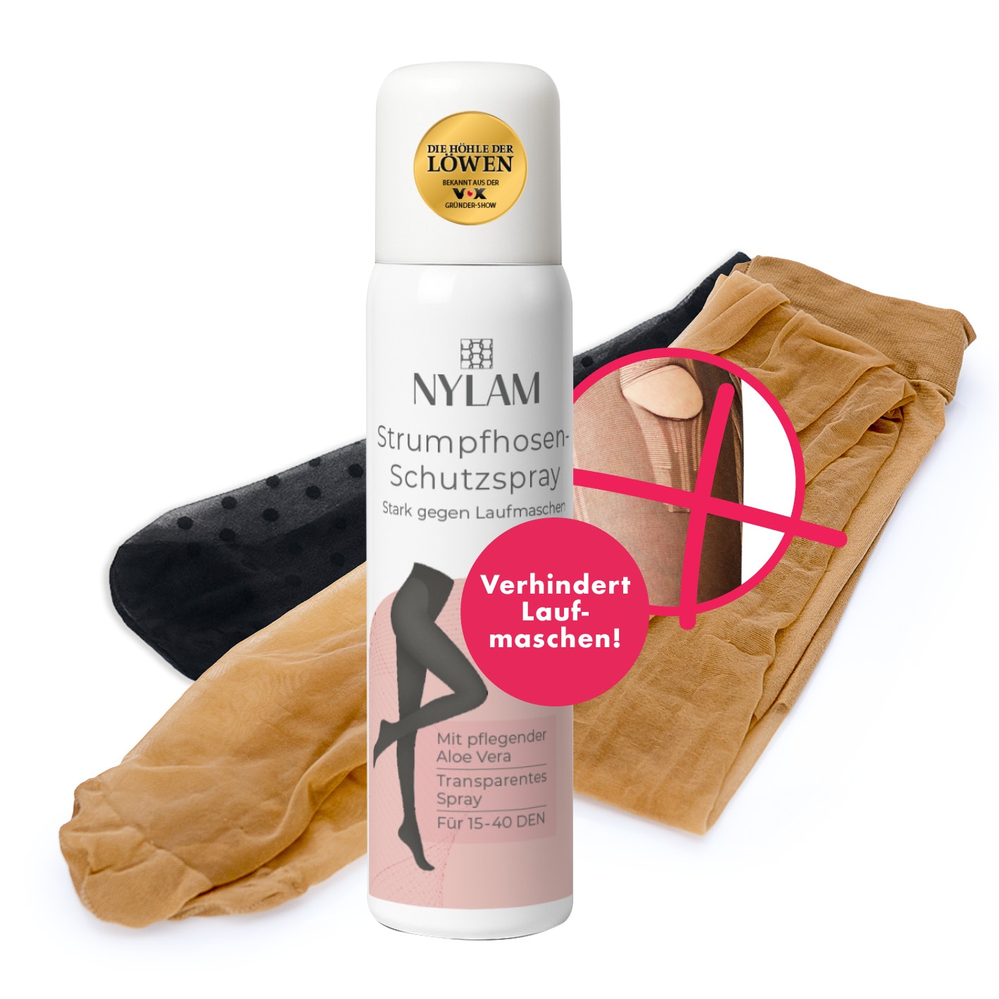 NYLAM Schutzspray 75ml transparent f&uuml;r Strumpfhosen - Bild 1