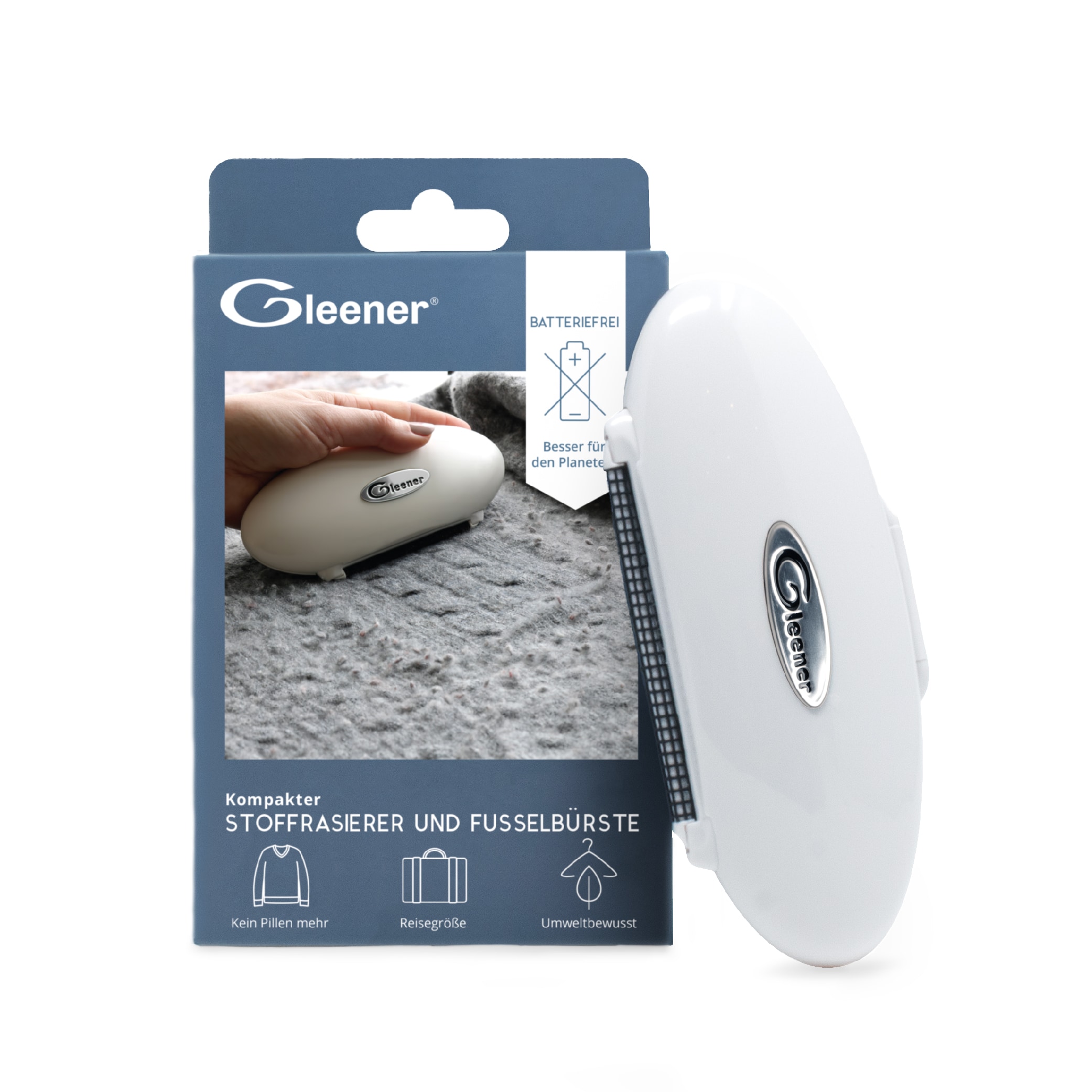 COMPACT  4-in-1 Fusselentferner und Fusselb&uuml;rste wei&szlig; - Bild 1