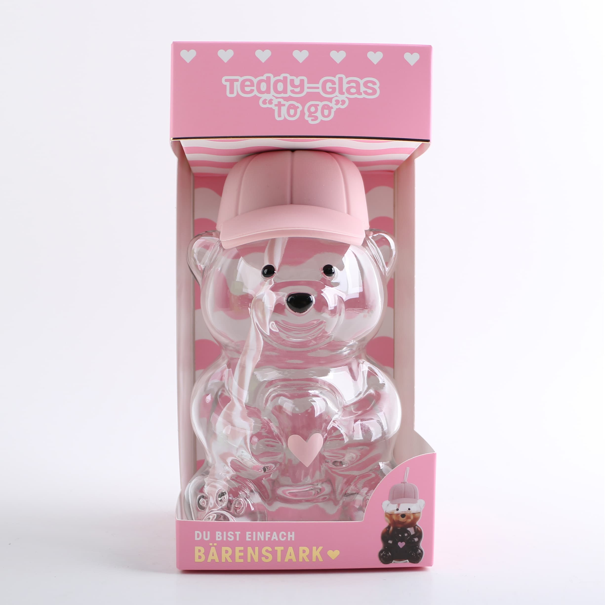 B&auml;renglas 500ml pink - Bild 1