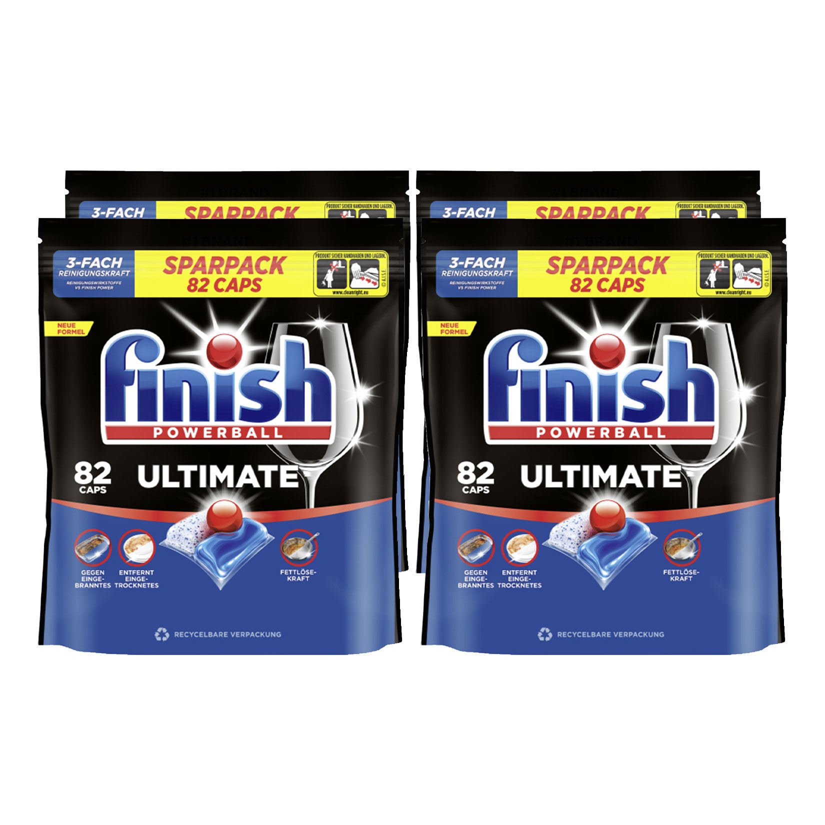 Finish Ultimate Fresh 82 Caps, 5er Pack - Bild 1