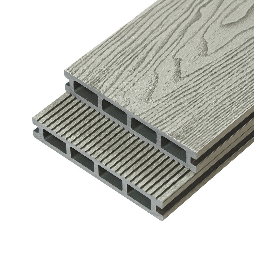 HOME DELUXE  WPC Terrassendielen SAMANA PREMIUM Komplettset - Antik 2m²