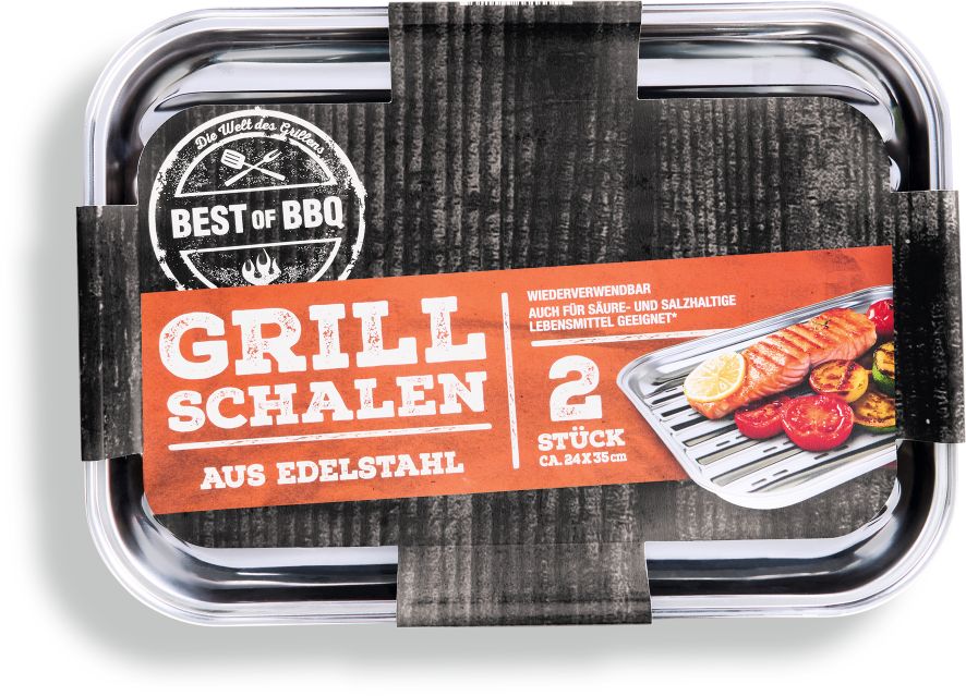 BBQ Grillschalen 2er Set - Bild 1