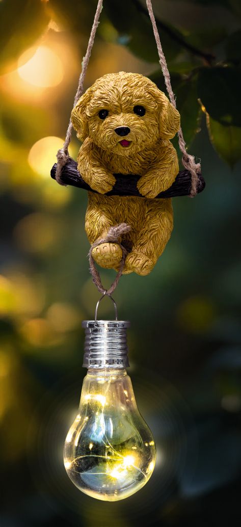 Solar H&auml;ngetier, Hund - Bild 1