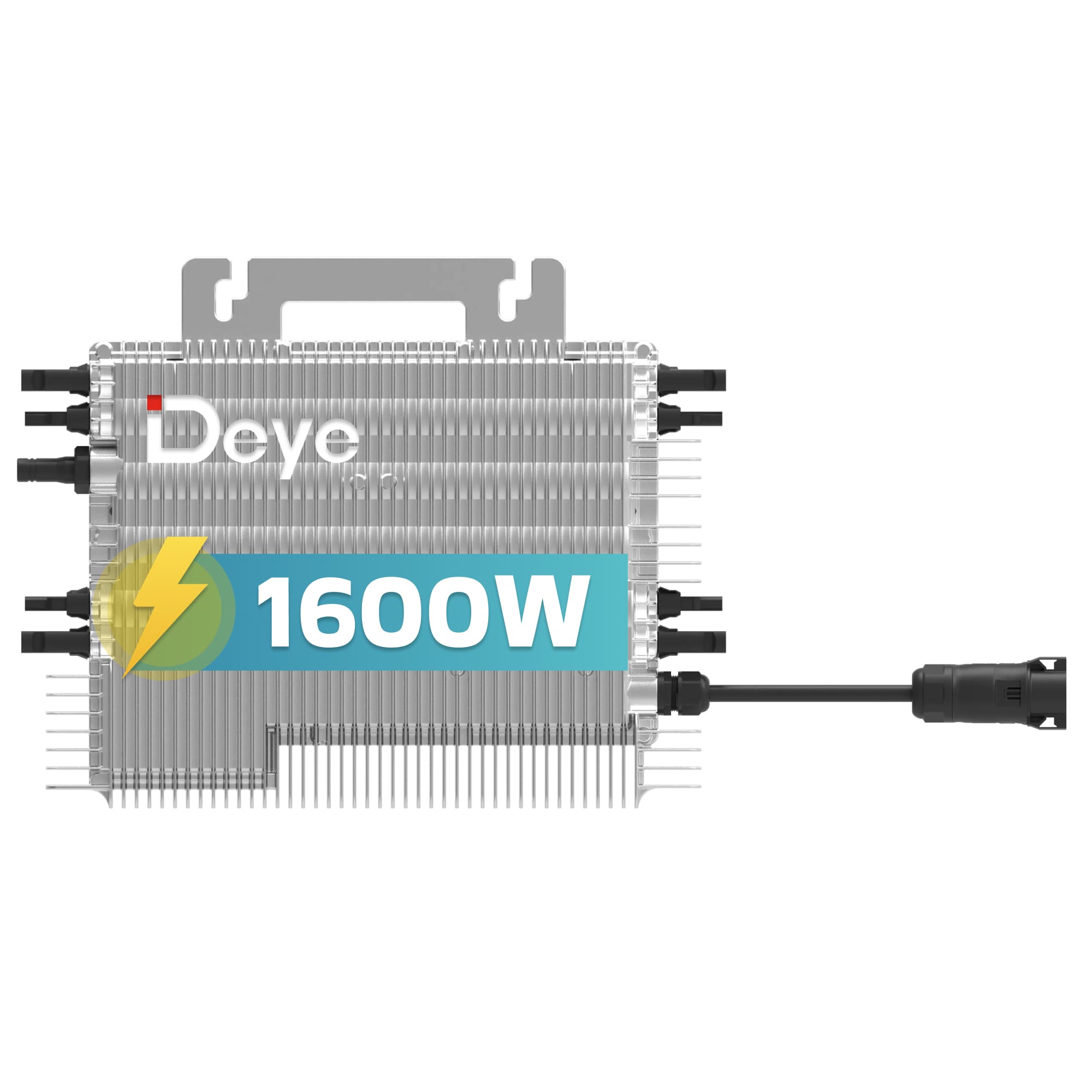 DEYE Mikro-Wechselrichter 1600 W SUN-M160G4-EU-Q0 f&uuml;r Mini-PV Solaranlage Balkonkraftwerk, IP67 wetterfest, 4 MPPT, WIFI, Micro Inverter - Bild 1