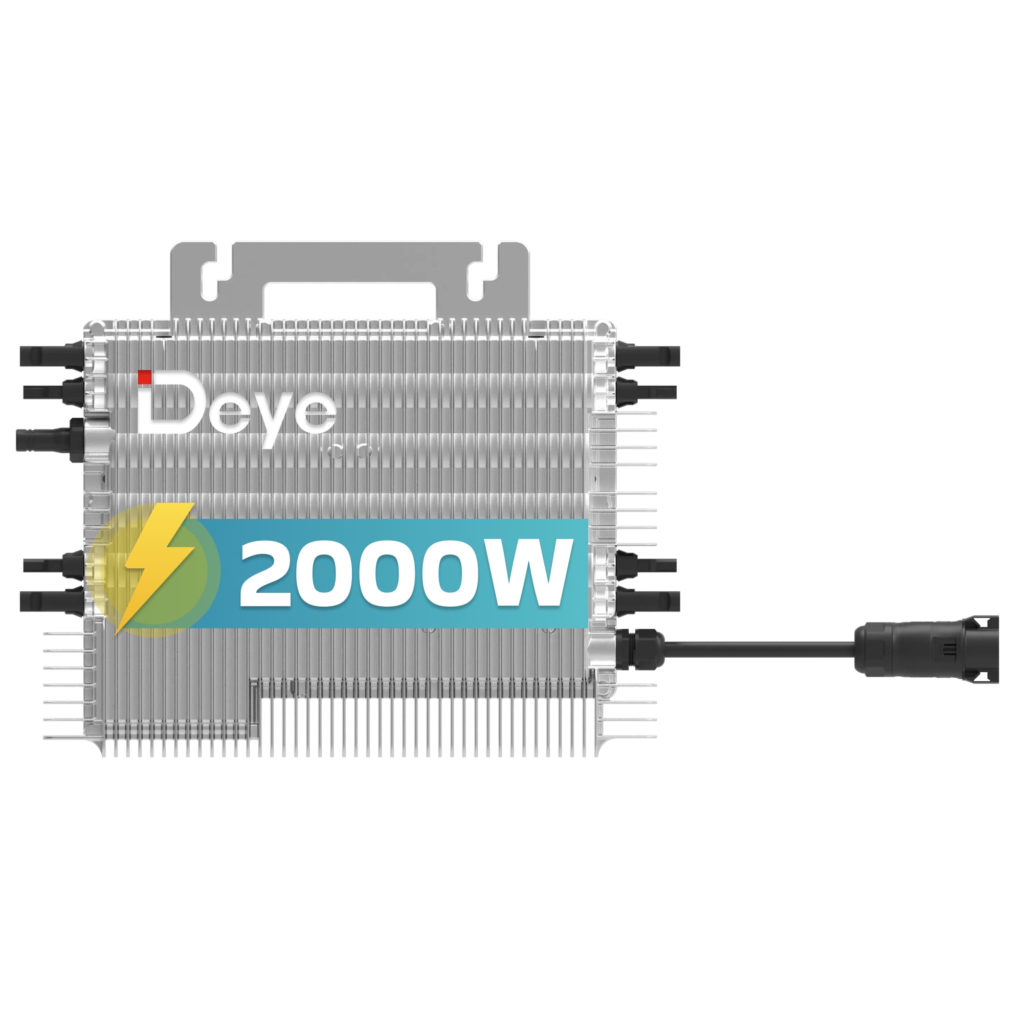 DEYE Mikro-Wechselrichter 2000 W SUN-M200G4-EU-Q0 f&uuml;r Mini-PV Solaranlage Balkonkraftwerk, IP67 wetterfest, 4 MPPT, WIFI, Micro Inverter - Bild 1