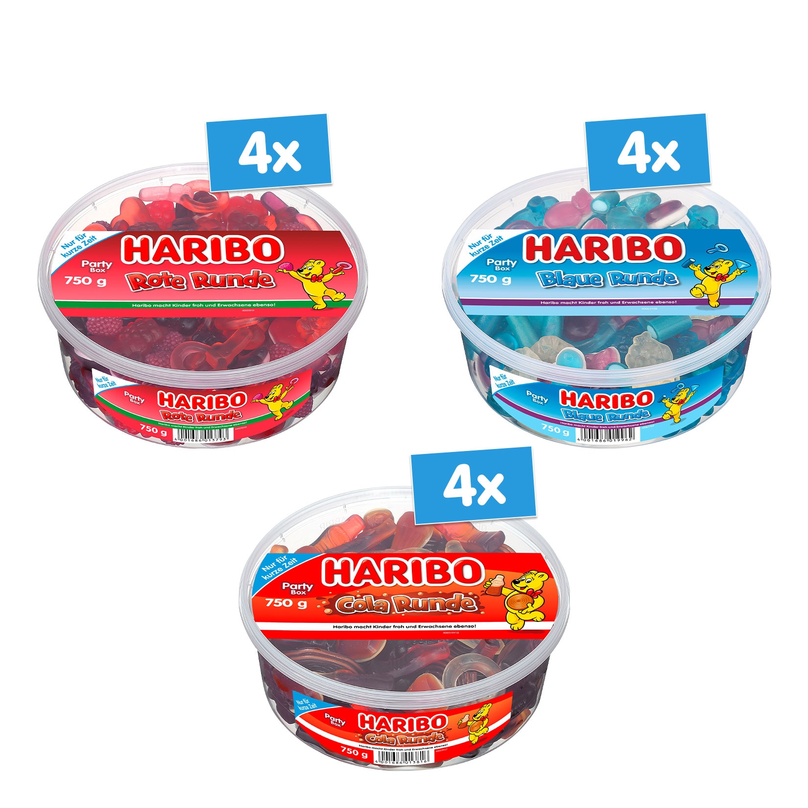 Haribo Meine T&uuml;te 2,25 kg, verschiedene Sorten, 12er Pack - Bild 1