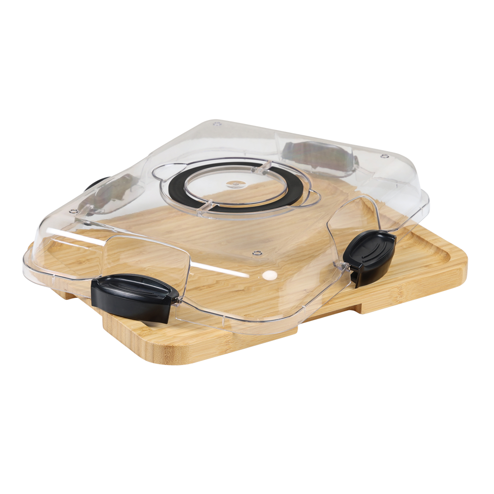 Serviertablett, mit Deckel, Bambus FSC - Bild 1