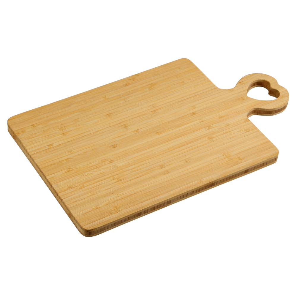 Schneidebrett, Herz, Bambus, FSC - Bild 1