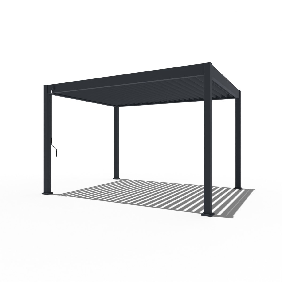 PergoLine Superior Pergola 3 m x 4 m anthrazit - Bild 1