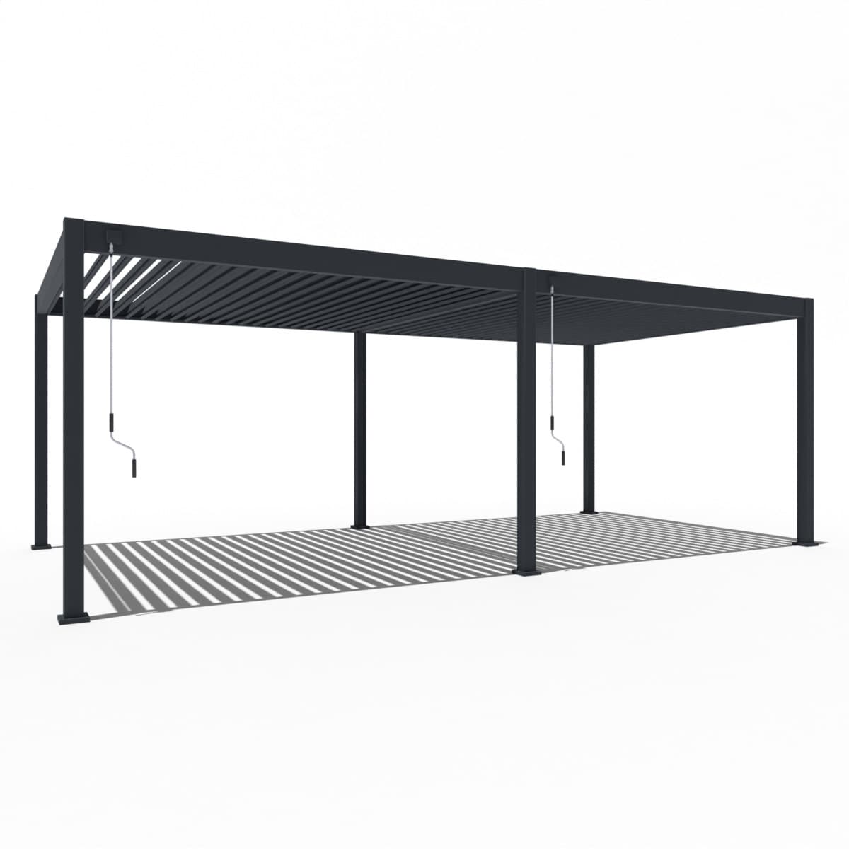PergoLine Superior Pergola 3,6 m x 7,2 m anthrazit - Bild 1