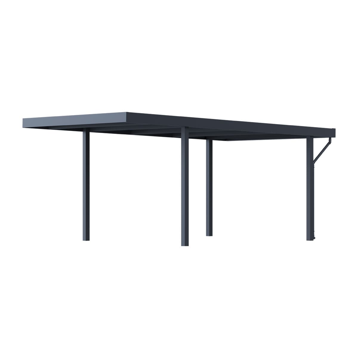 Pergoline Carport Metta 3,2 m x 5,5 m anthrazit - Bild 1