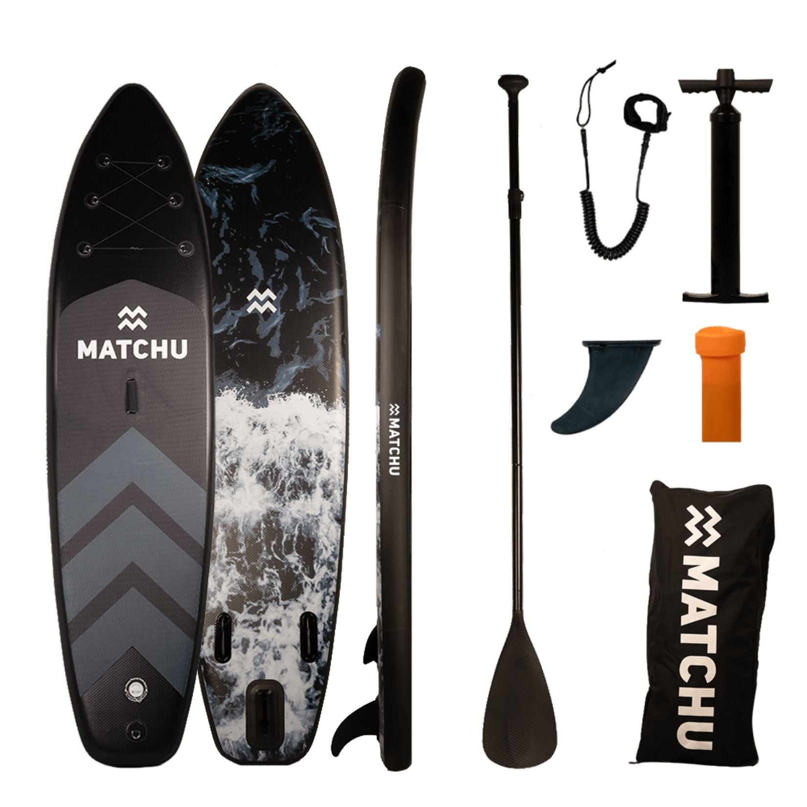 MATCHU Stand Up Paddle Aqua Camo - SUP Board - aufblasbares Surfbrett 10''6 - Bild 1