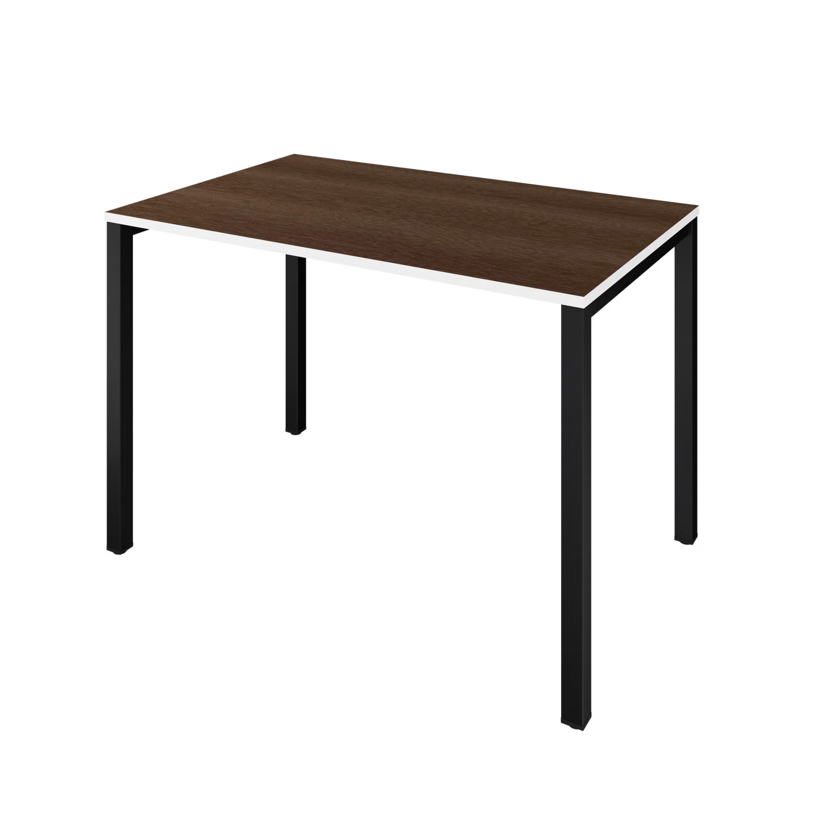 Letti Moderni Schreibtisch Coeu 110x70 cm – Weiß mit Eiche Weiß Dekor