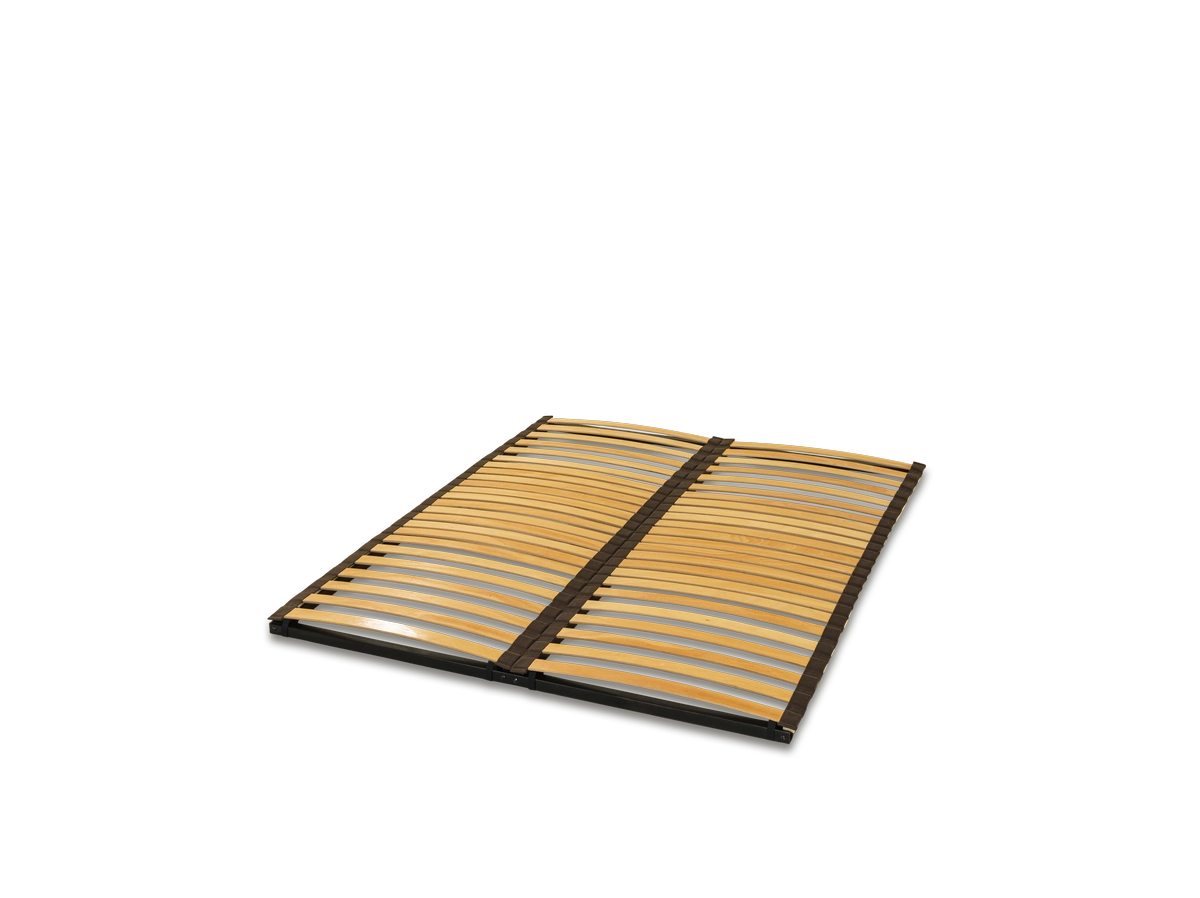 Letti Moderni Matratzenrahmen EkoFlex 180x200 – 22 Buche-Latten, 3 Zonen, Metallrahmen