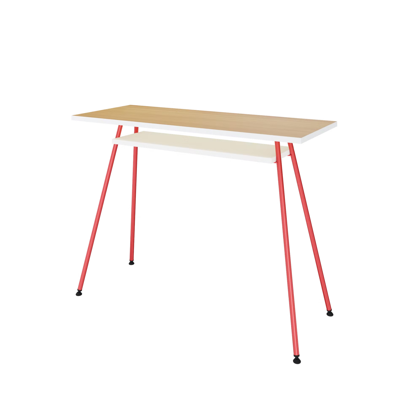 Letti Moderni Bürotisch Kost Colors 100x40 cm – modernes Design in Rot