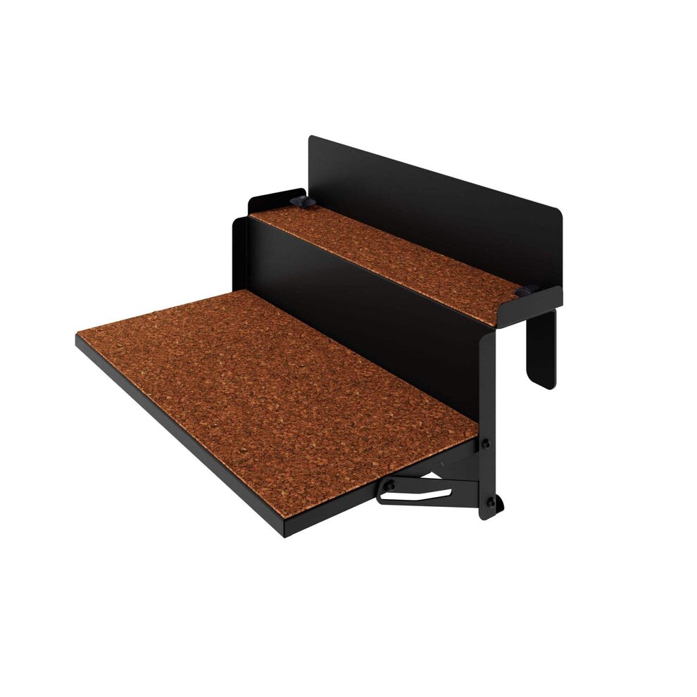 Letti Moderni Balkontisch – hängend – LEVIRA – Modell 48 – Metall – Schwarz – 48x35x29 cm
