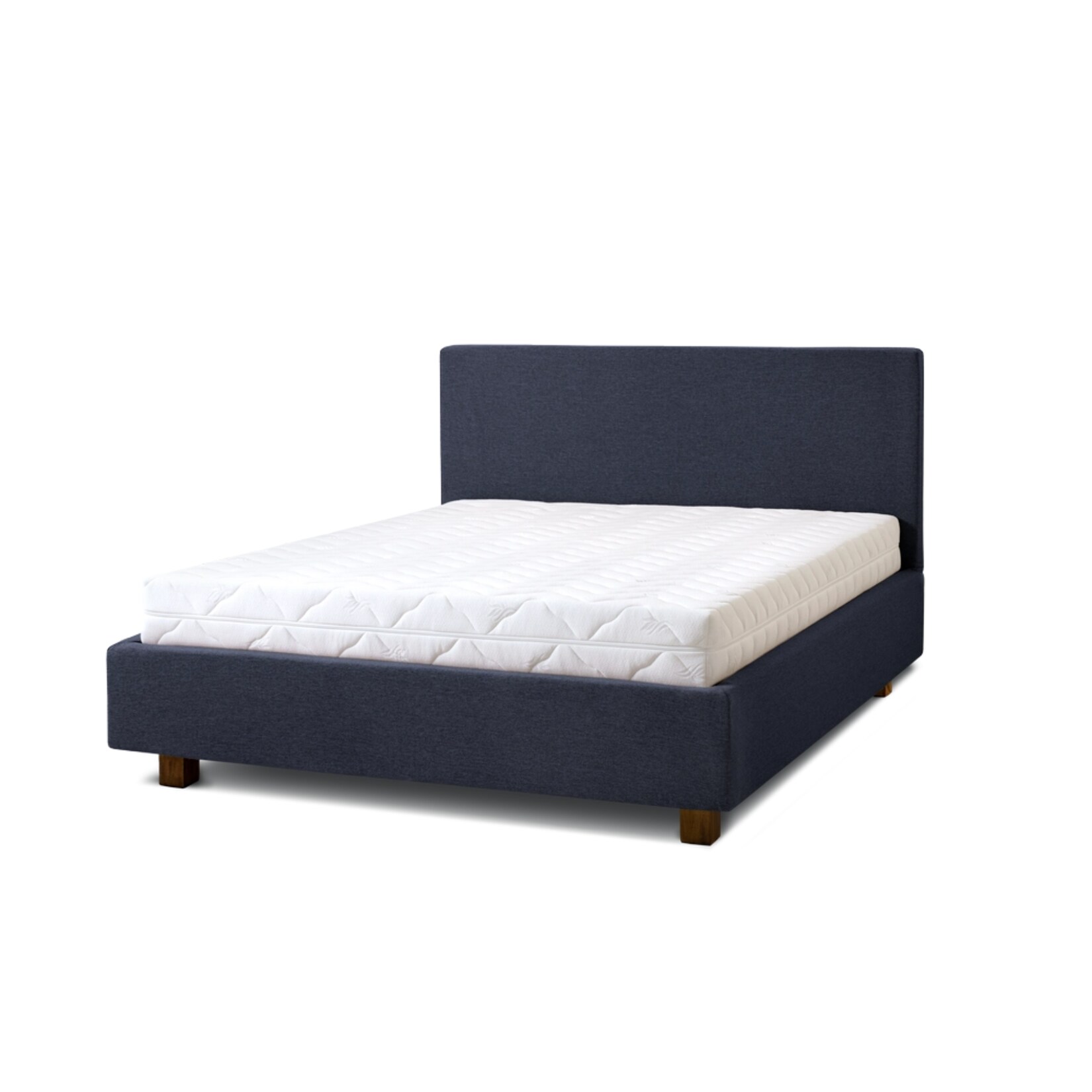 Letti Moderni Polsterbett Puro 180x200 in Siena Dark Blue